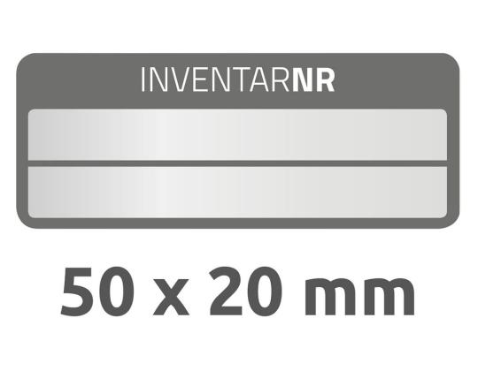 Tarratarra varaston polyesterikalvolle AVERY Zweckform 50x20mm 10 arkkia musta (6909)