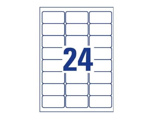 Tarratarra pakastetuotteille AVERY Zweckform 63,5x33,9mm 25 arkkia pakkauksessa