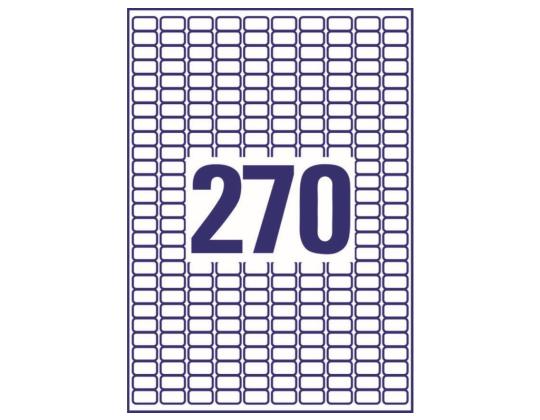 Tarratarra läpinäkyvästä polyesterikalvosta AVERY Zweckform 17,8x10mm 25 arkkia (L7785-25)