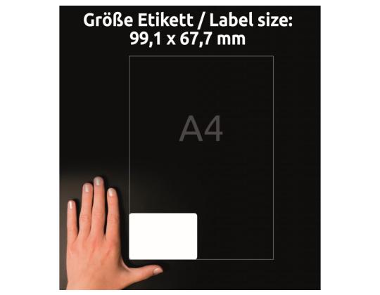 Kopio-lasertarra 99,1x67,7mm 100arkk/pkt L7165 Shipping Label