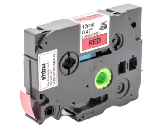 Kleepkirjalint/markeerimislint BROTHER Strong TZE-S431 12mm must/punasel analoog