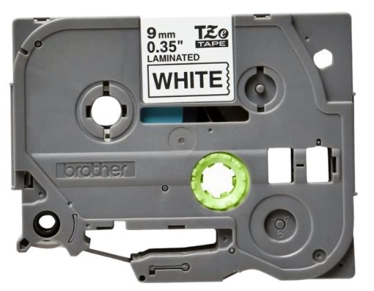Kleepkirjalint/markeerimislint BROTHER TZE-221 9mm must/valgel analoog