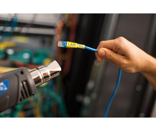 Kirjoitus-/merkintäteippi BROTHER HSE-661 31mm musta/keltainen, liimattu