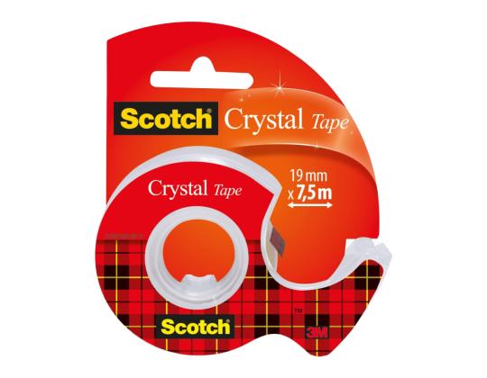 Teippi pohjalla SCOTCH Crystal Clear 19mm x 7,5m