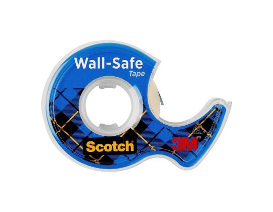 Teippi pohjalla SCOTCH Wall Safe 19mm x 16,5m irrotettava