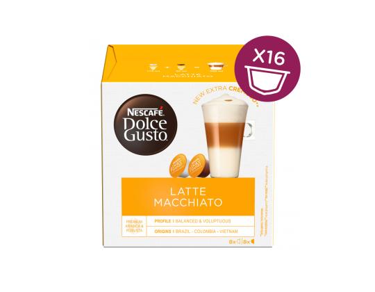 Kahvikapseli NESCAFE Dolce Gusto Latte Macchiato, 16 kpl