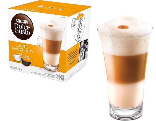 Kahvikapseli NESCAFE Dolce Gusto Latte Macchiato, 16 kpl