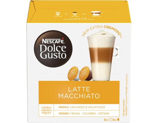 Kahvikapseli NESCAFE Dolce Gusto Latte Macchiato, 16 kpl