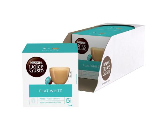 Kahvikapselit NESCAFE Dolce Gusto Flat White 16 kpl