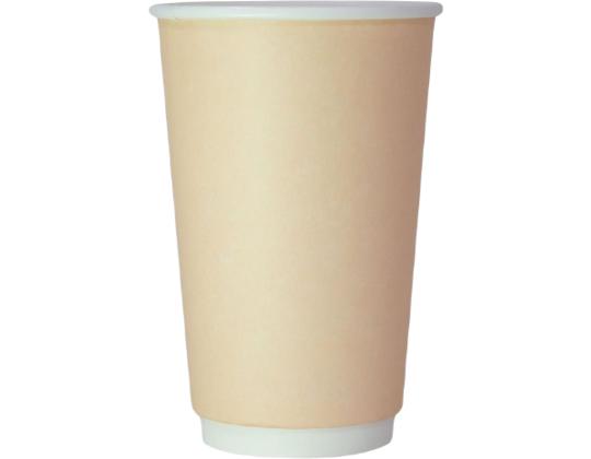 Kahvikuppi 430ml 5 kpl pakkauksessa (uudelleenkäytettävä, beige)