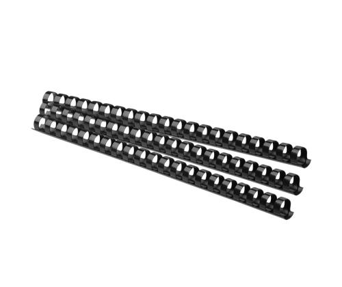 Köitespiraal 16mm plast must 125-le lehele