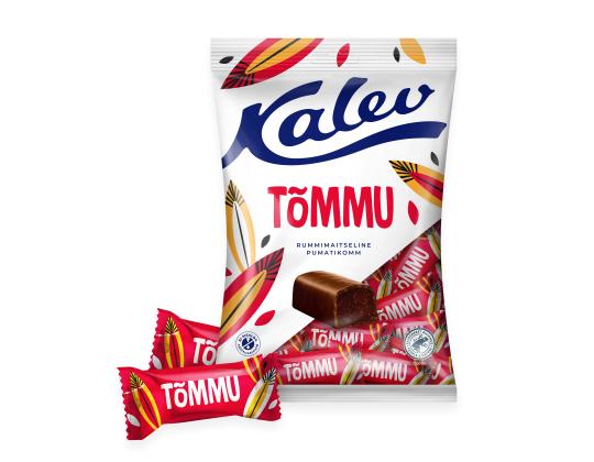 Candy KALEV Tumman romminmakuinen, suklaakuorruteella 175g