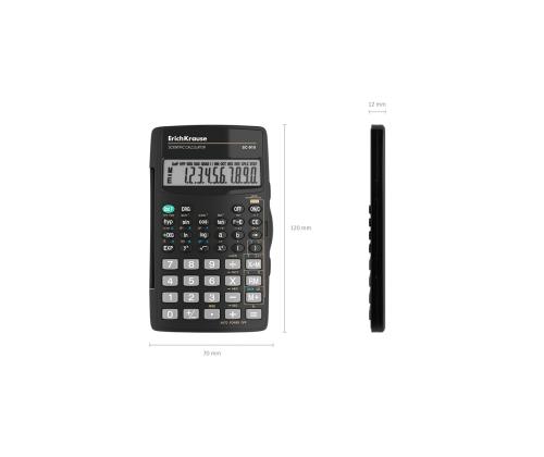 Koululaskin 10-senttinen ERICH KRAUSE SC-910 Classic, musta