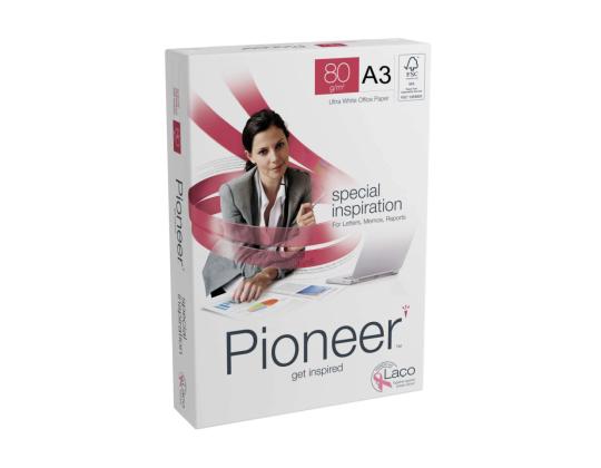 Kopiopaperi A3 80g PIONEER 500 arkkia