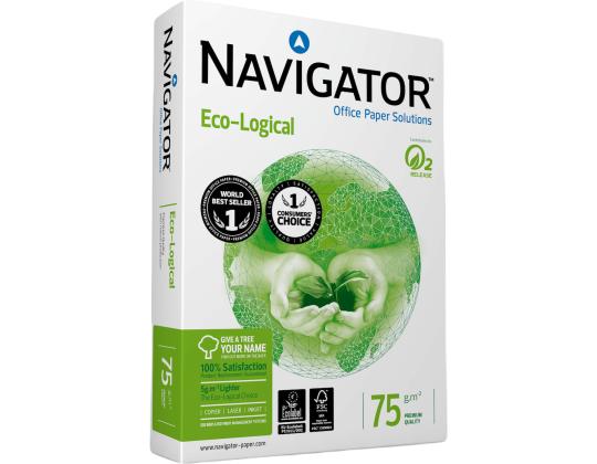 Kopiopaperi Navigator Ecological A4 75g 500 arkkia