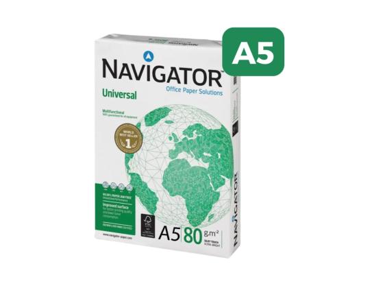 Kopiopaperi A5 80g NAVIGATOR Universal 500 arkkia