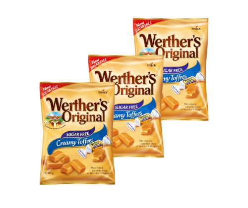 WERTHER´S sokerittomat kermakarkit 80g