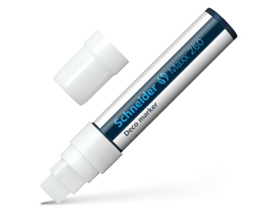 Liitumerkintä-lasitaulu tussi SCHNEIDER Maxx 260, 2-15mm, valkoinen