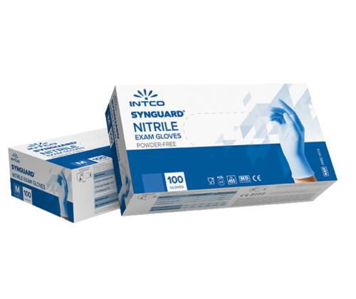 Blue PPE powder free nitrile gloves M, 100pcs/pack