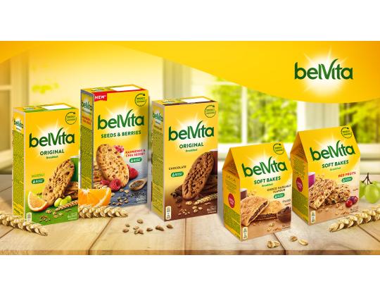 Keksejä BELVITA, metsämarja 300g