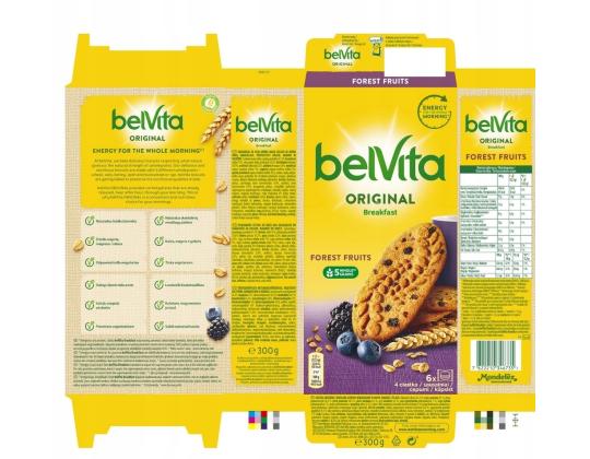 Keksejä BELVITA, metsämarja 300g