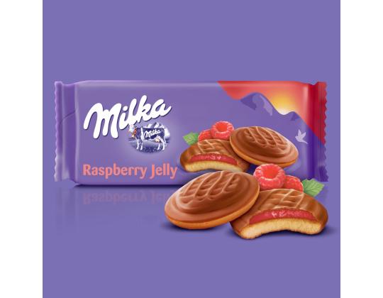 Keksit MILKA ChocoJaffa vadelma 147g