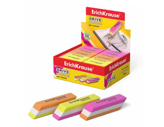 Pyyhekumi Erich Krause Drive  57x15x13mm värillinen