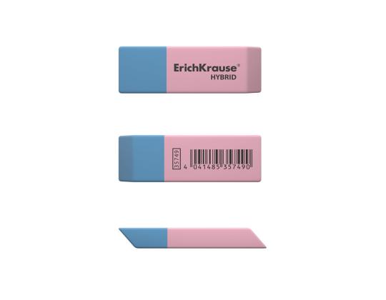 Pyyhekumi Erich Krause Hybrid sininen/punainen