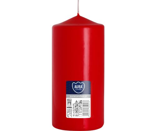 Kynttilä AURA pöytäkynttilä 70x150mm (punainen)