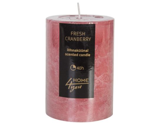 Kynttilä FRESH CRANBERRY 40h, punainen