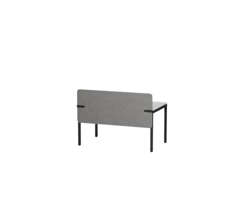 Pöydänjakaja MUTEK neliönmuotoinen huopapöytäsermi (koko 1400x1392x600 mm); harmaa FE