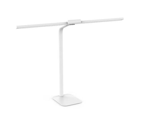 Pöytävalaisin UNILUX Strata Base valkoinen, 2800-6300K, 66cm lampun pää, USB-portti