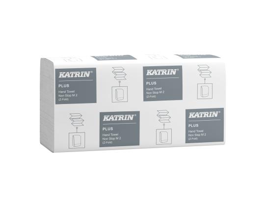 Lakanapyyhe 2-kerroksinen KATRIN Plus NonStop M2, Z-taitto 20,3x25,5cm 135 arkkia (87181)