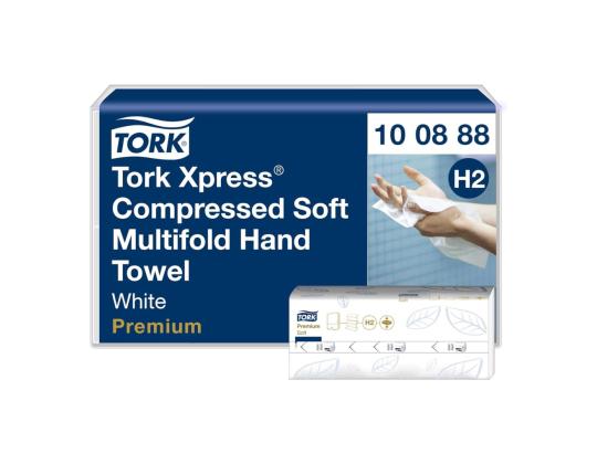 Paperipyyhe 2-kerroksinen TORK Interfold Compressed Z-fold,, 24x21,2cm 225 arkkia (100889)