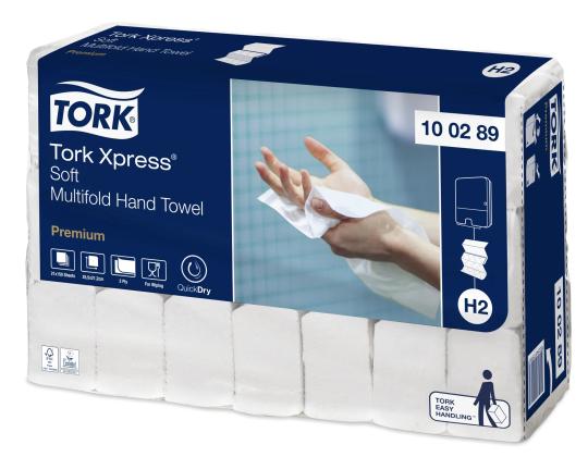 Paperipyyhe 2-kerroksinen TORK Xpress Soft Advanced H2, 25x21,2cm 150 arkkia (100289)