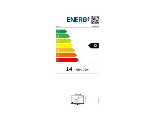 LCD-näyttö DELL E2424HS 23,8" Business Panel VA 1920x1080 16:9 60Hz Matte 5 ms Kaiuttimet Kääntyvät...