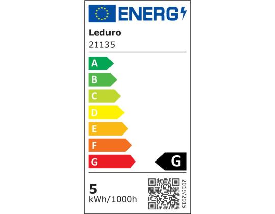 Hehkulamppu LEDURO Virrankulutus 5 wattia Valovirta 400 lumenia 3000 K 220-240V Säteilykulma...