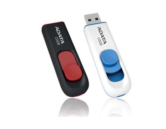 MUISTIASEMA FLASH USB2 32GB/MUSTA/PUNAINEN AC008-32G-RKD A-DATA