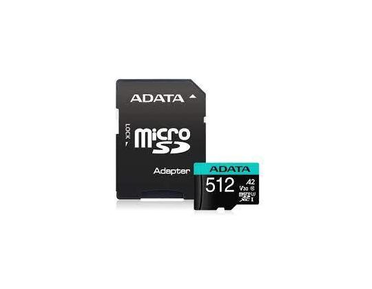 MUISTI MICRO SDXC 512GB W/AD./AUSDX512GUI3V30SA2-RA1 ADATA