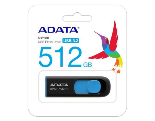 MUISTIASEMA FLASH USB3 512GB/BLK/SININEN AUV128-512G-RBE ADATA