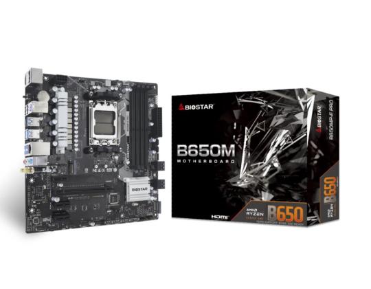 Emolevy BIOSTAR AMD B650 SAM5 Micro-ATX Muisti DDR5 Muistipaikat 4 3xPCI-Express 4.0 1x 1xPCI...