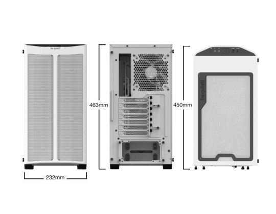 Tietokonekotelo BE QUIET PURE BASE 500DX MidiTower Ei sisälly ATX MicroATX MiniITX Väri Valkoinen BGW38