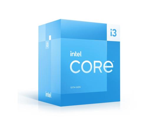 Prosessori INTEL Desktop Core i3 i3-13100 Raptor Lake 3400 MHz ydintä 4 12MB kanta LGA1700 60 wattia GPU...