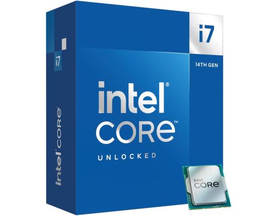 Prosessori INTEL Desktop Core i7 i7-14700K Raptor Lake 3400 MHz ydintä 20 33MB kanta LGA1700 125 wattia...