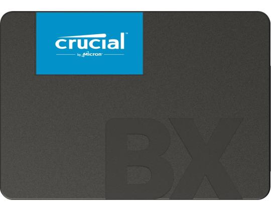 SSD CRUCIAL BX500 2TB SATA 3.0 Kirjoitusnopeus 500 Mt/s Lukunopeus 540 Mt/s 2,5" TBW 720...