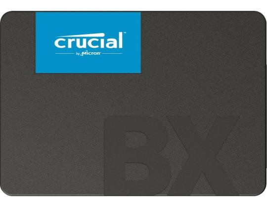 SSD CRUCIAL BX500 240 Gt SATA 3.0 Kirjoitusnopeus 500 Mt/s Lukunopeus 540 Mt/s 2,5" TBW 80...