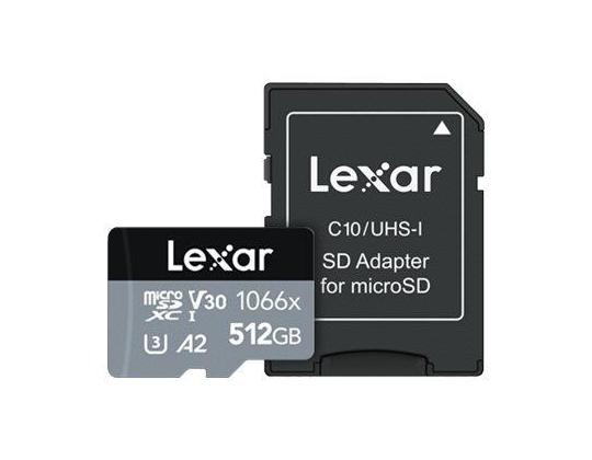 MUISTI MICRO SDXC 512GB UHS-I/W/A LMS1066512G-BNANG LEXAR