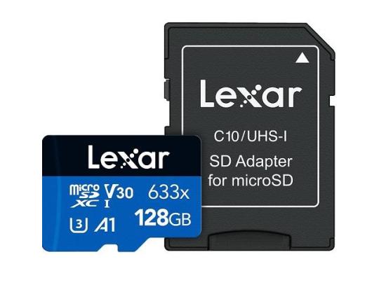 MUISTI MICRO SDXC 128GB UHS-I/W/SOVITIN LSDMI128BB633A LEXAR
