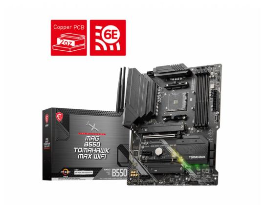 Emolevy MSI AMD B550 SAM4 ATX Muisti DDR4 Muistipaikat 4 2xPCI-Express 3.0 1x 1xPCI-Express 3.0...