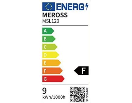 Älypolttimo MEROSS Virrankulutus 9 wattia 200-240 V Säteilykulma 180 astetta MSL120DAHK-EU